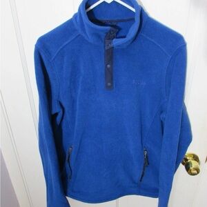 L.L. Bean Men's Royal Blue Fleece Pullover